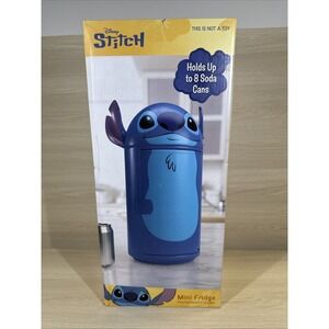 New Disney Stitch Can Mini Fridge -‎ Limited Rare Compact Design 8 Can Capacity